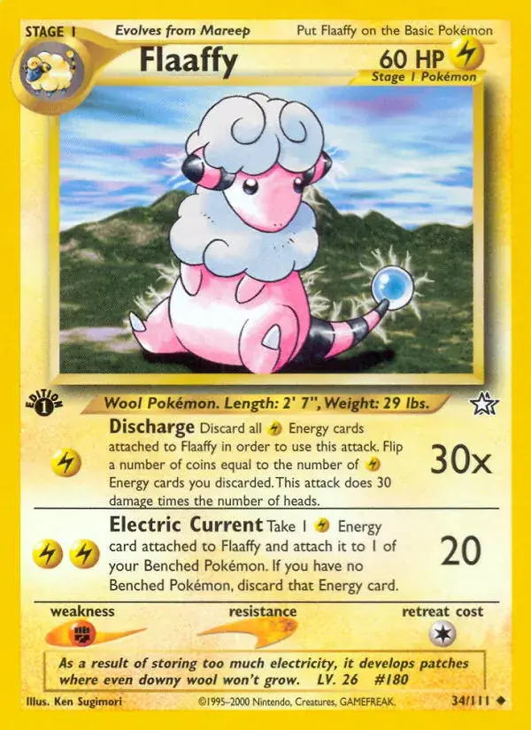 Flaaffy - 34/111 - Neo Genesis
