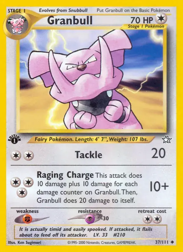 Granbull - 37/111 - Neo Genesis