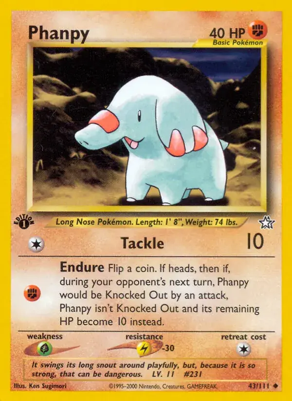 Phanpy - 43/111 - Neo Genesis