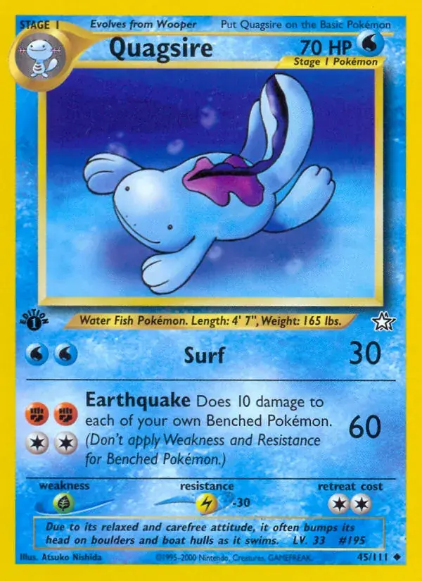 Quagsire - 45/111 - Neo Genesis