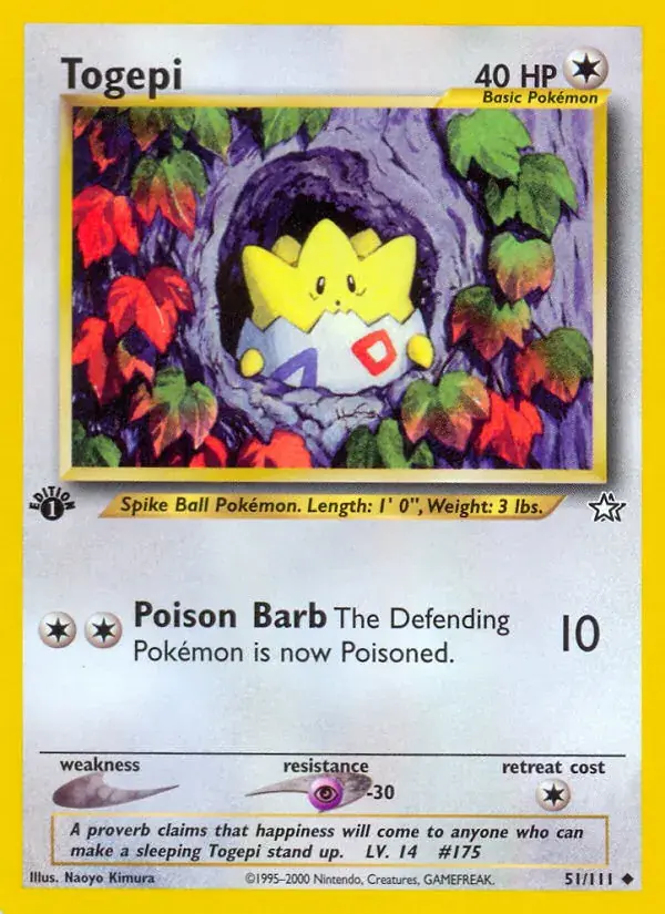 Togepi - 51/111 - Neo Genesis