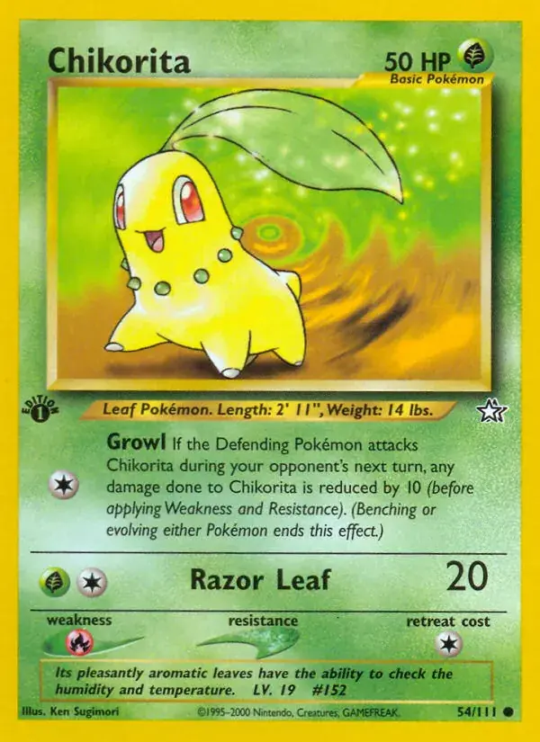 Chikorita - 54/111 - Neo Genesis