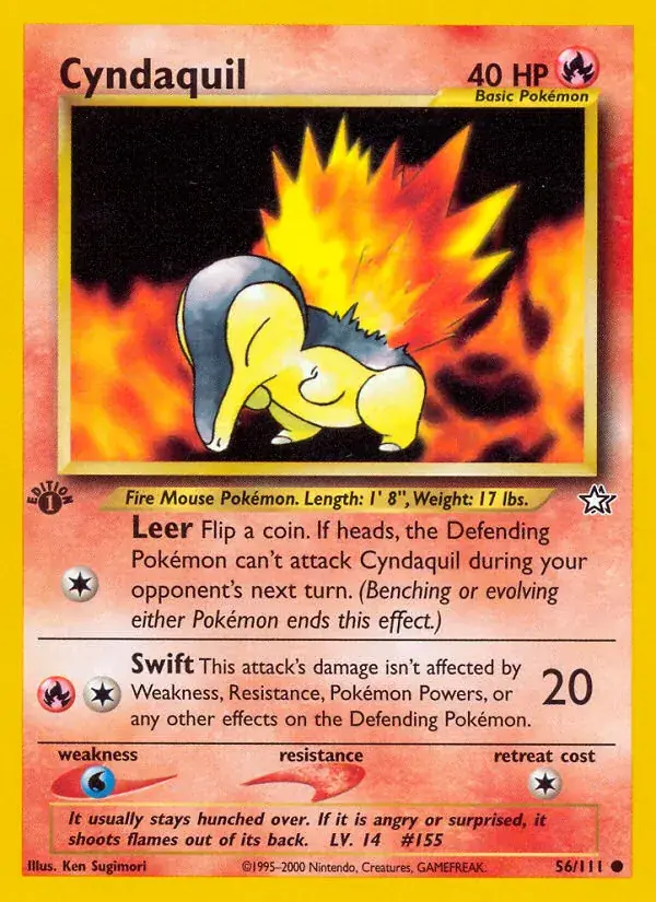 Cyndaquil - 56/111 - Neo Genesis