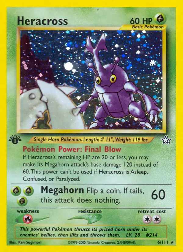 Heracross - NG-6/111 - Neo Genesis