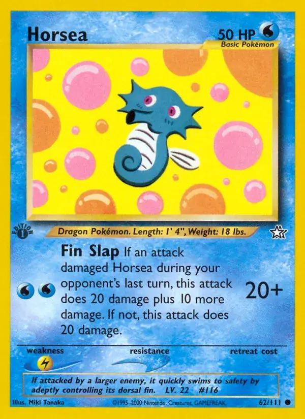 Horsea - 62/111 - Neo Genesis