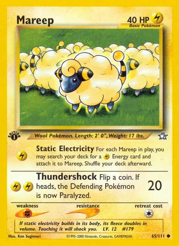 Mareep - 65/111 - Neo Genesis