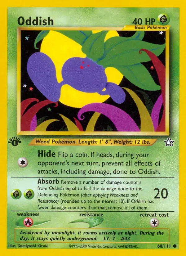 Oddish - 68/111 - Neo Genesis