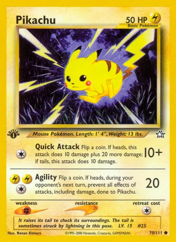 Pikachu - 70/111 - Neo Genesis