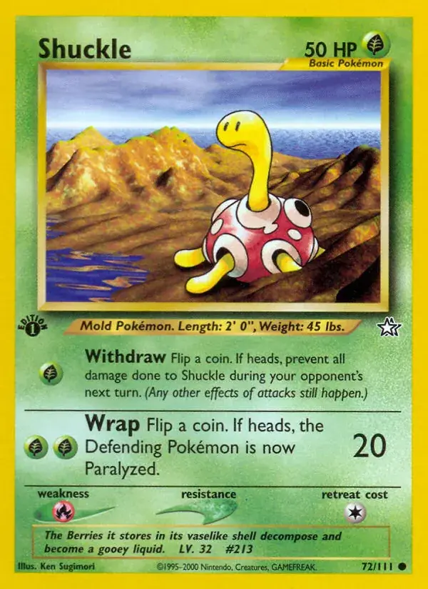 Shuckle - 72/111 - Neo Genesis