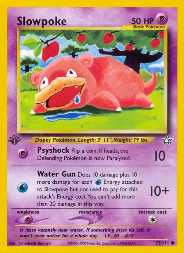 Slowpoke - 73/111 - Neo Genesis