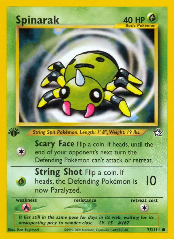 Spinarak - 75/111 - Neo Genesis