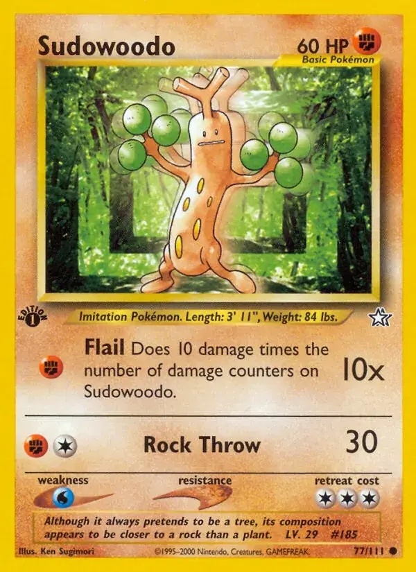 Sudowoodo - 77/111 - Neo Genesis