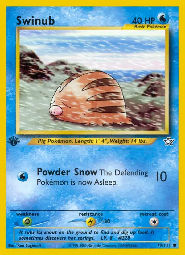 Swinub - 79/111 - Neo Genesis