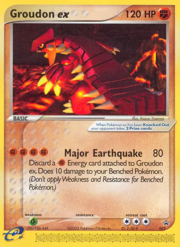 Groudon ex - 2/40 - Promo Nintendo