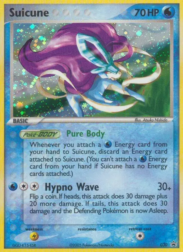 Suicune - 30/40 - Promo Nintendo