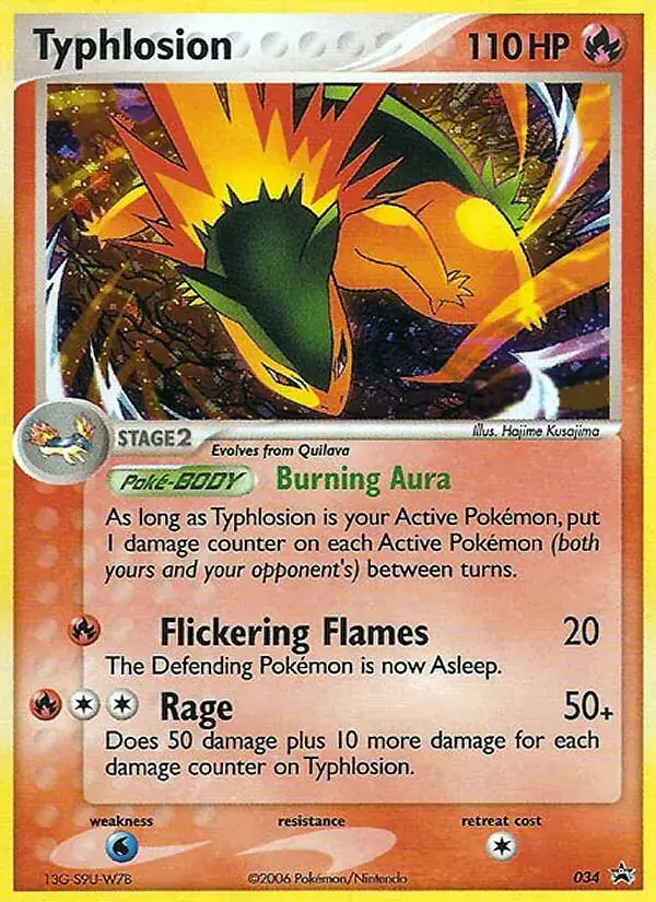 Typhlosion - 34/40 - Promo Nintendo