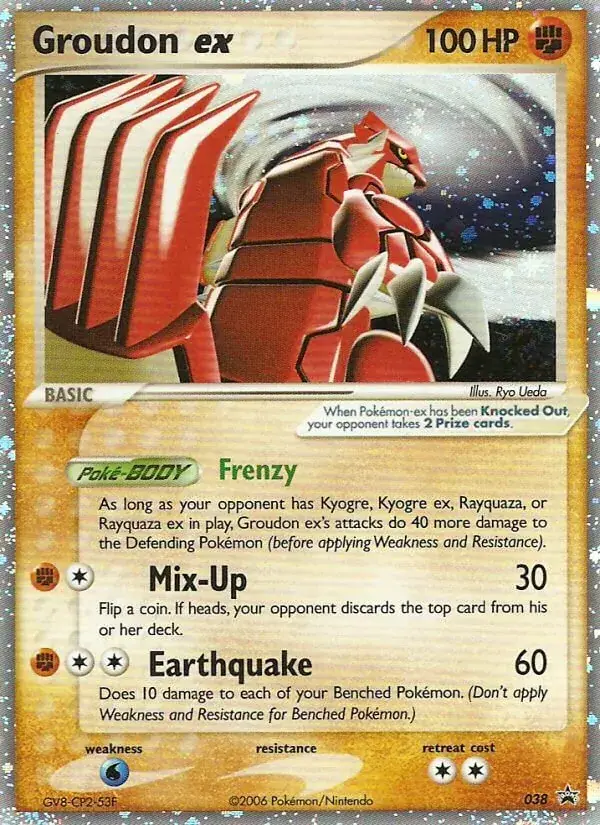 Groudon ex - 38/40 - Promo Nintendo