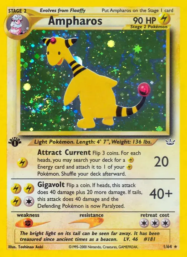 Ampharos - 1/66 - Neo Revelation