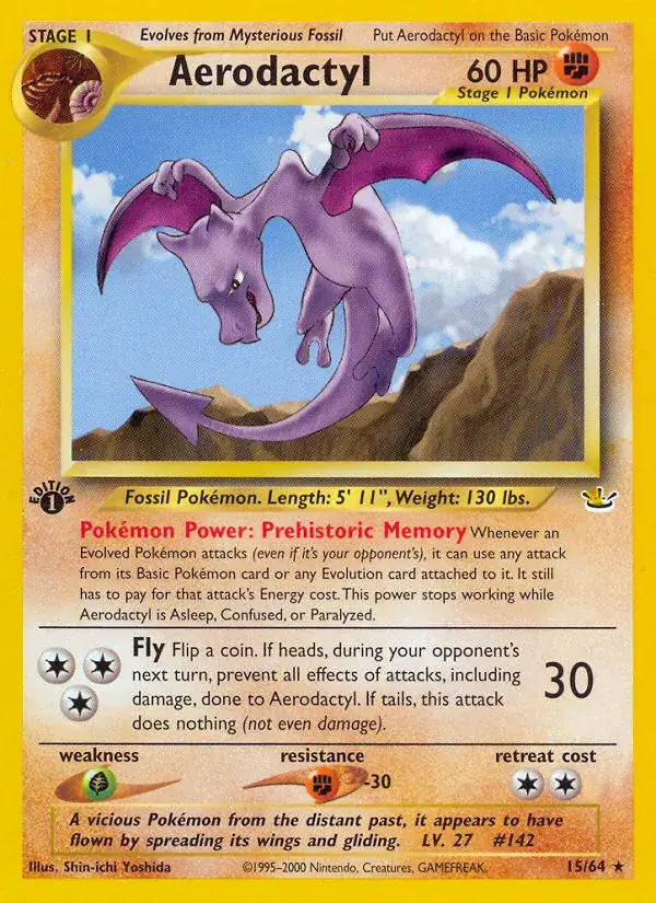 Aerodactyl - 15/66 - Neo Revelation