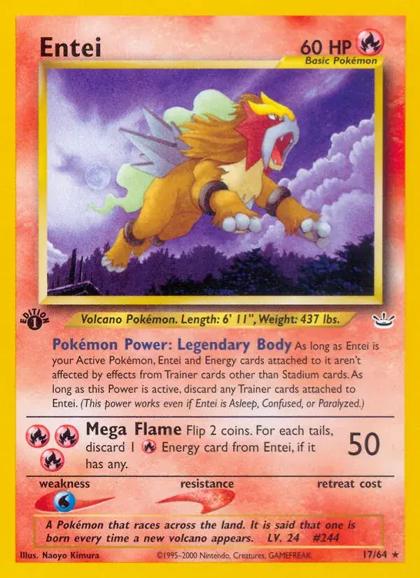 Entei - 17/66 - Neo Revelation