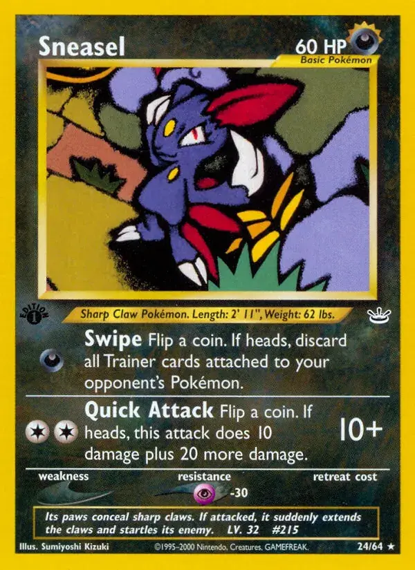 Sneasel - 24/66 - Neo Revelation