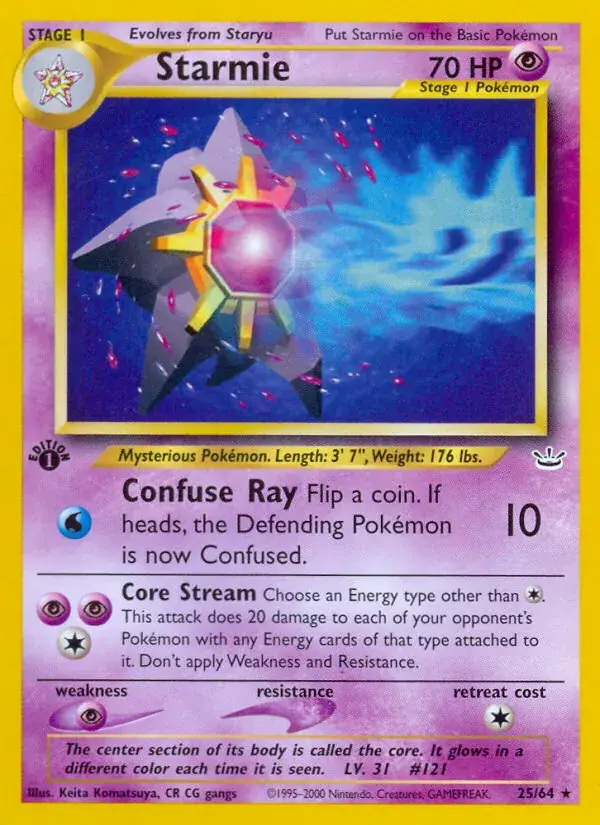 Starmie - 25/66 - Neo Revelation