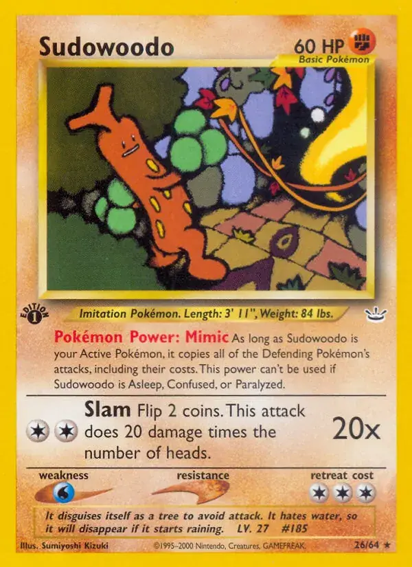 Sudowoodo - 26/66 - Neo Revelation