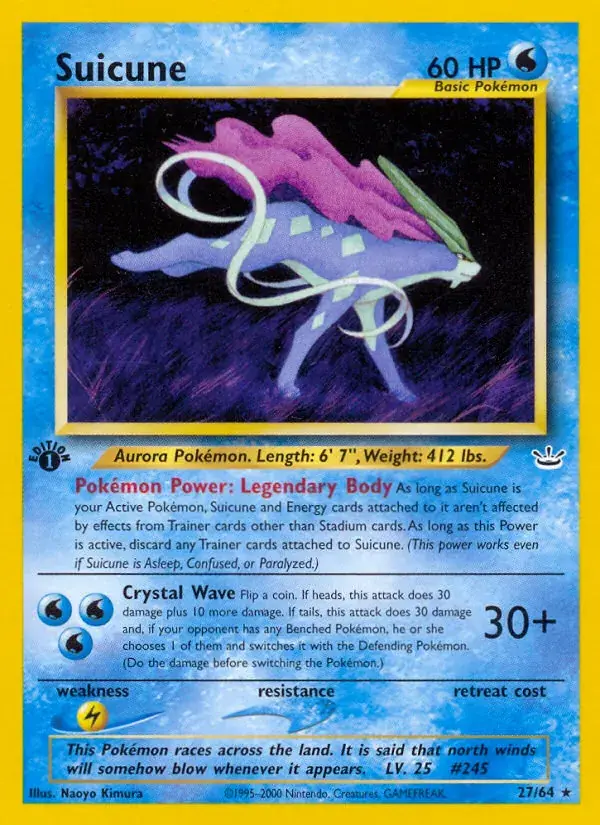 Suicune - 27/66 - Neo Revelation