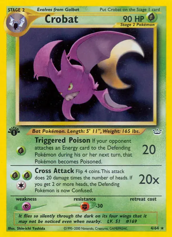 Crobat - 4/66 - Neo Revelation