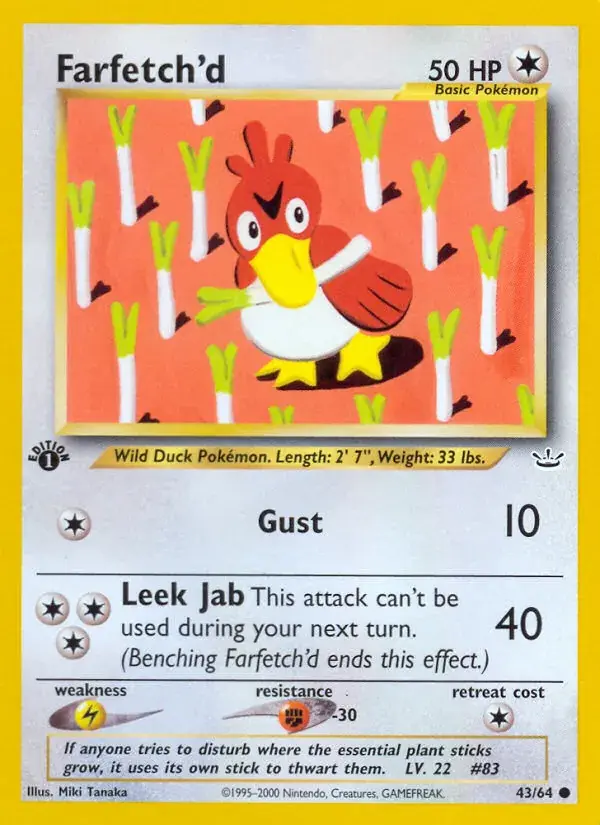 Farfetch'd - 43/66 - Neo Revelation