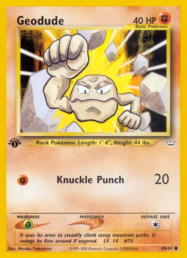Geodude - 44/66 - Neo Revelation