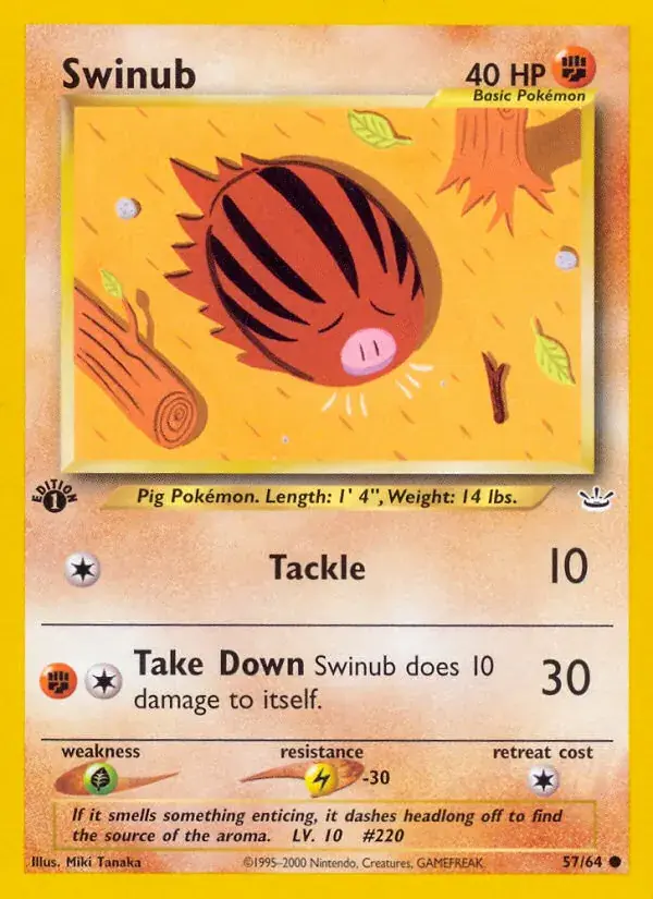 Swinub - 57/66 - Neo Revelation