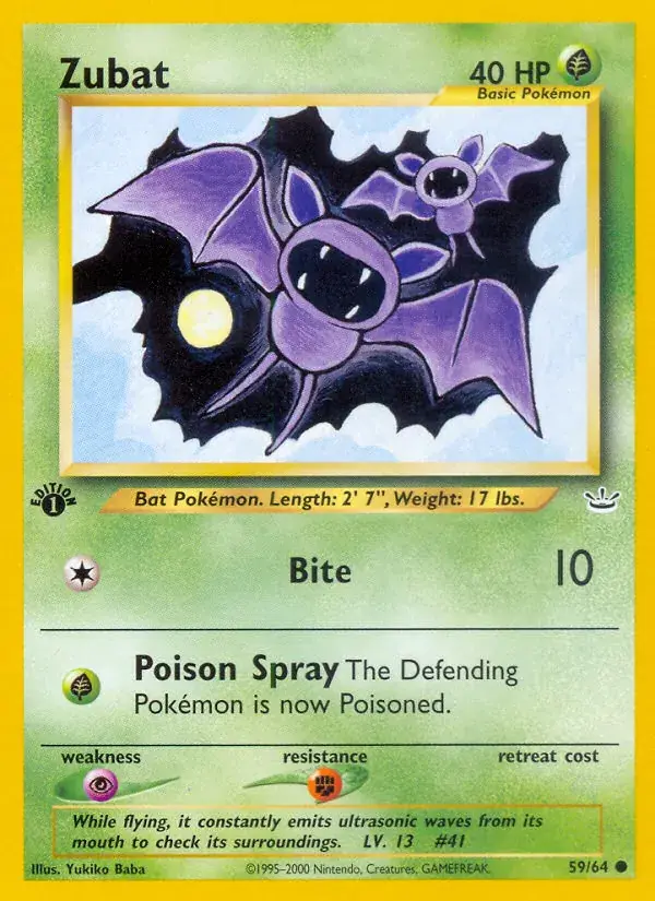 Zubat - 59/66 - Neo Revelation