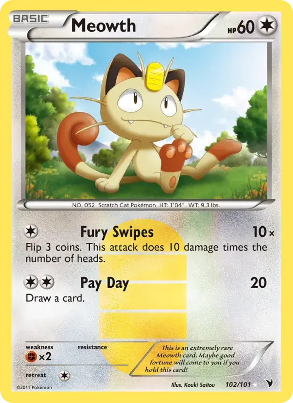 Meowth - 102/102 - Noble Victories