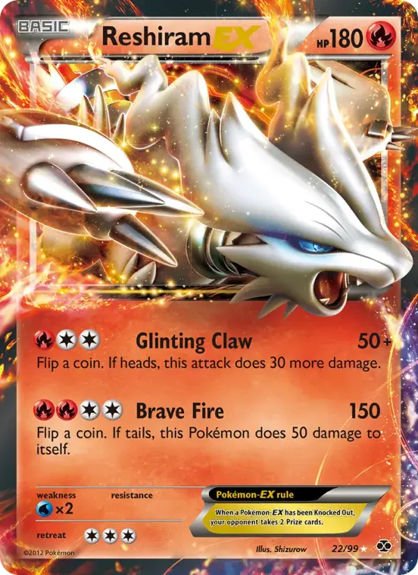 Reshiram-EX - 22/103 - Next Destinies
