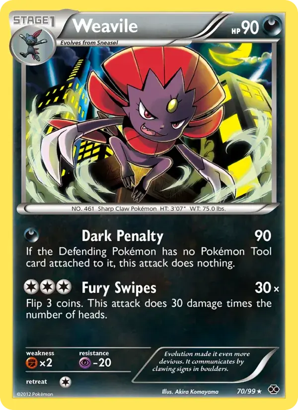 Weavile - 70/103 - Next Destinies
