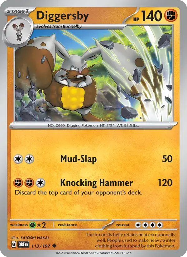 Diggersby - 113/230 - Obsidian Flames