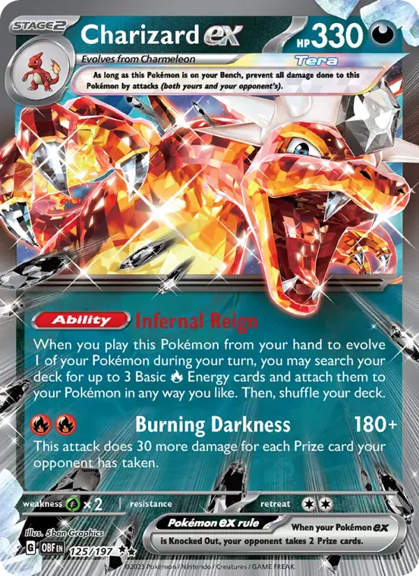 Charizard ex - 125/230 - Obsidian Flames