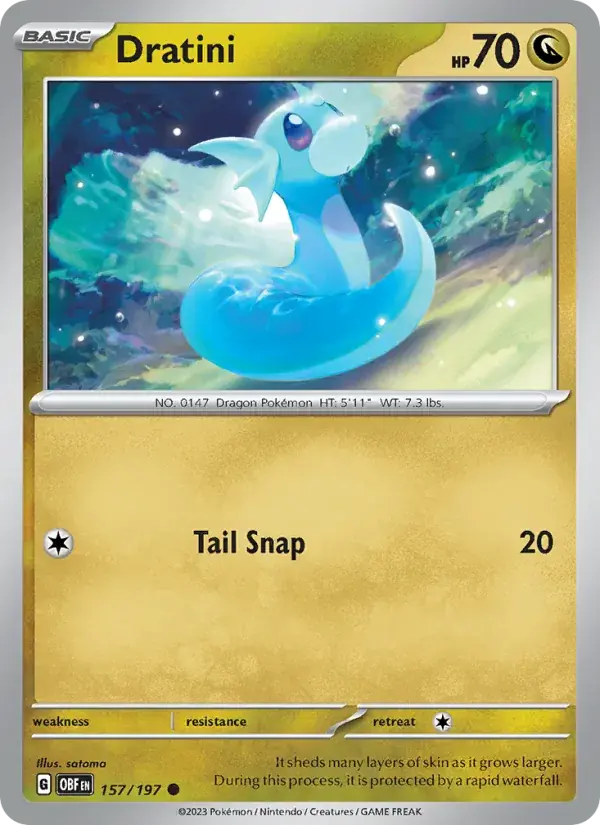 Dratini - 157/230 - Obsidian Flames