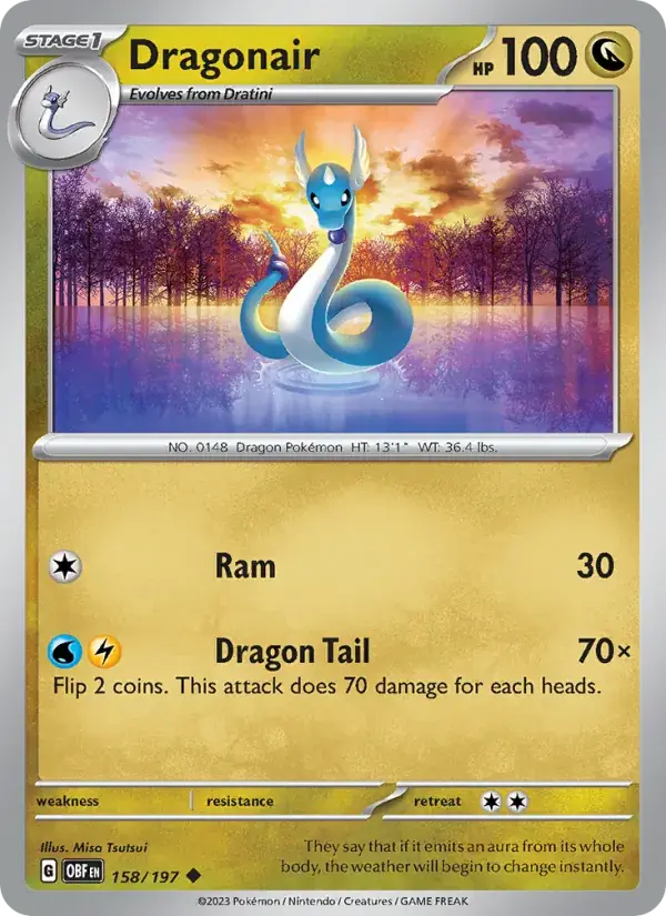 Dragonair - 158/230 - Obsidian Flames