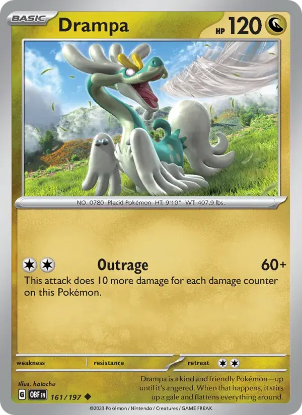 Drampa - 161/230 - Obsidian Flames