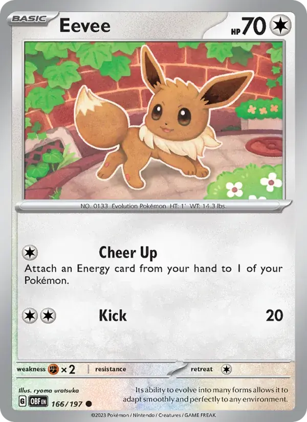Eevee - 166/230 - Obsidian Flames