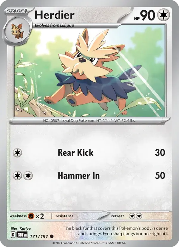 Herdier - 171/230 - Obsidian Flames
