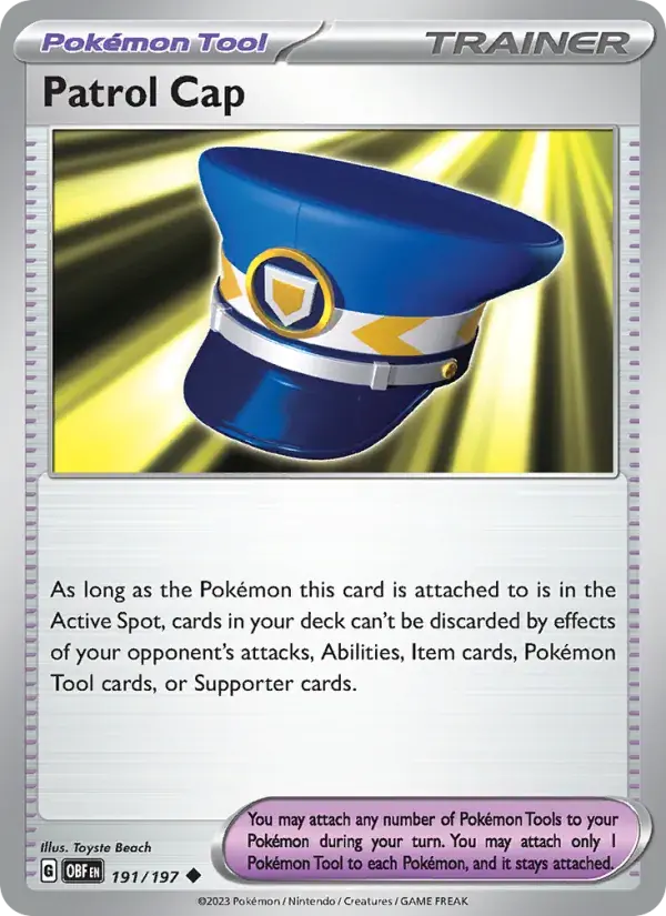 Patrol Cap - 191/230 - Obsidian Flames