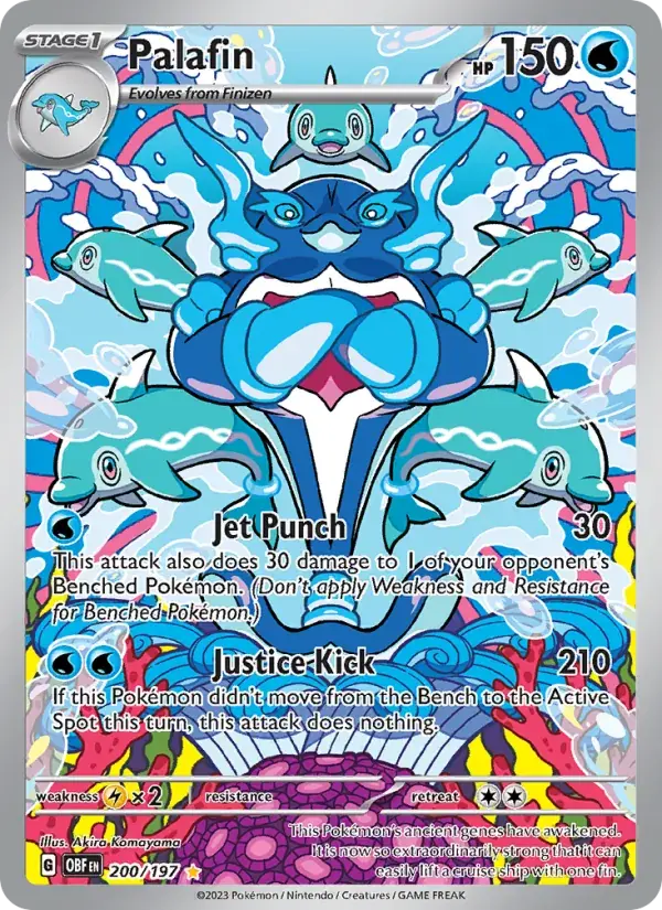 Palafin - 200/230 - Obsidian Flames