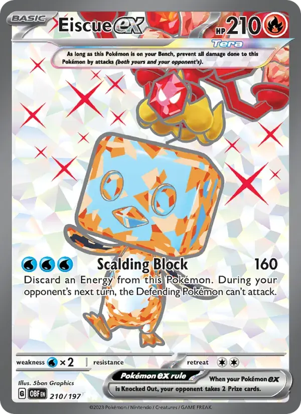 Eiscue ex - 210/230 - Obsidian Flames