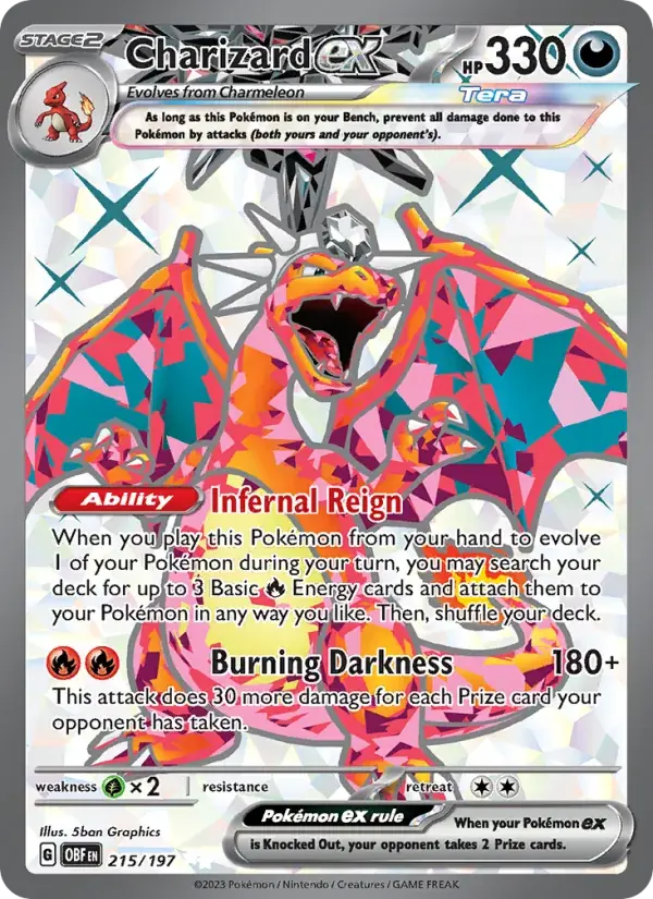 Charizard ex - 215/230 - Obsidian Flames