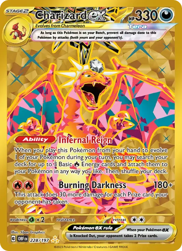 Charizard ex - 228/230 - Obsidian Flames