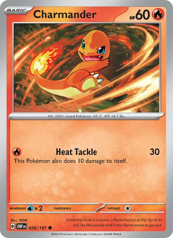 Charmander - 026/230 - Obsidian Flames