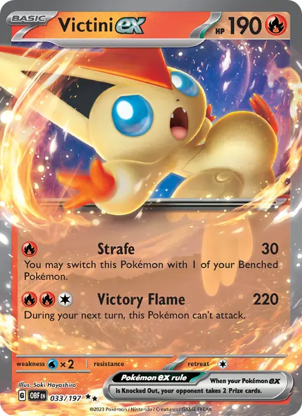Victini ex - 033/230 - Obsidian Flames